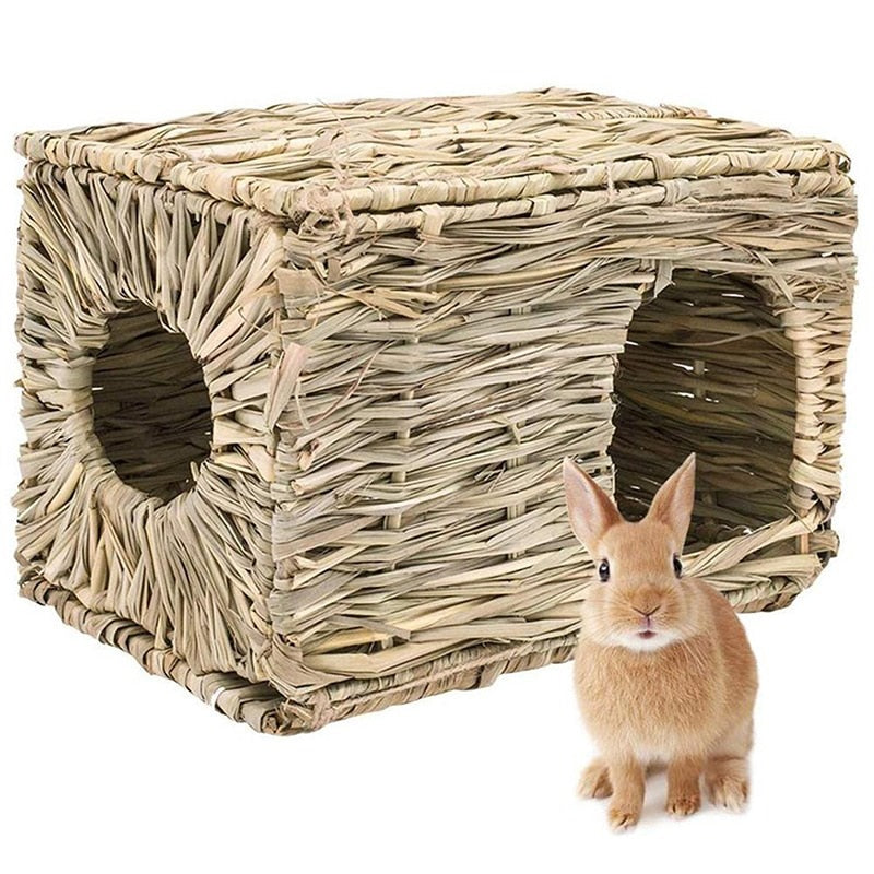 Foldable Woven Rabbit Cages