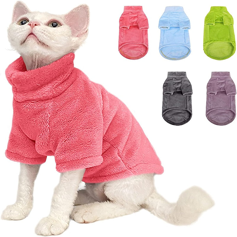 Turtleneck Cat Sweater