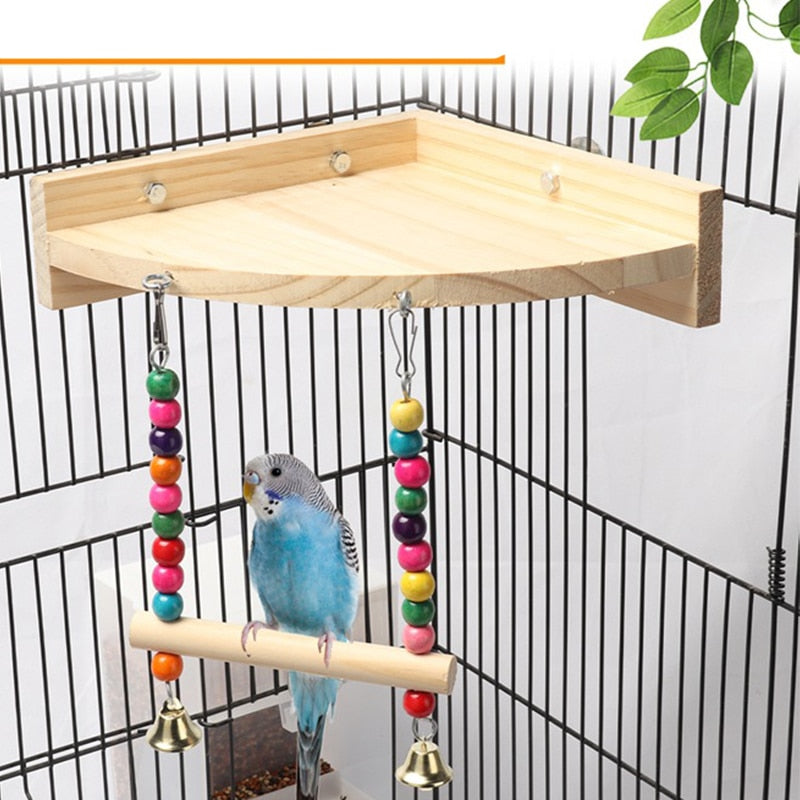 Bird Swing Toy Wooden