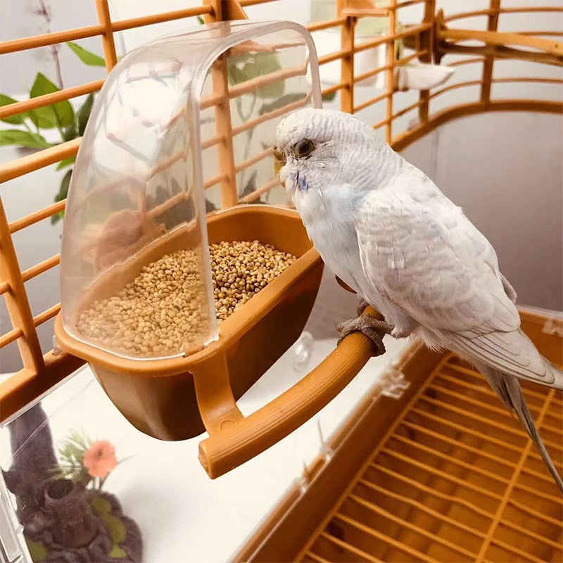 Parrot Bird Cage Feeder Bowl