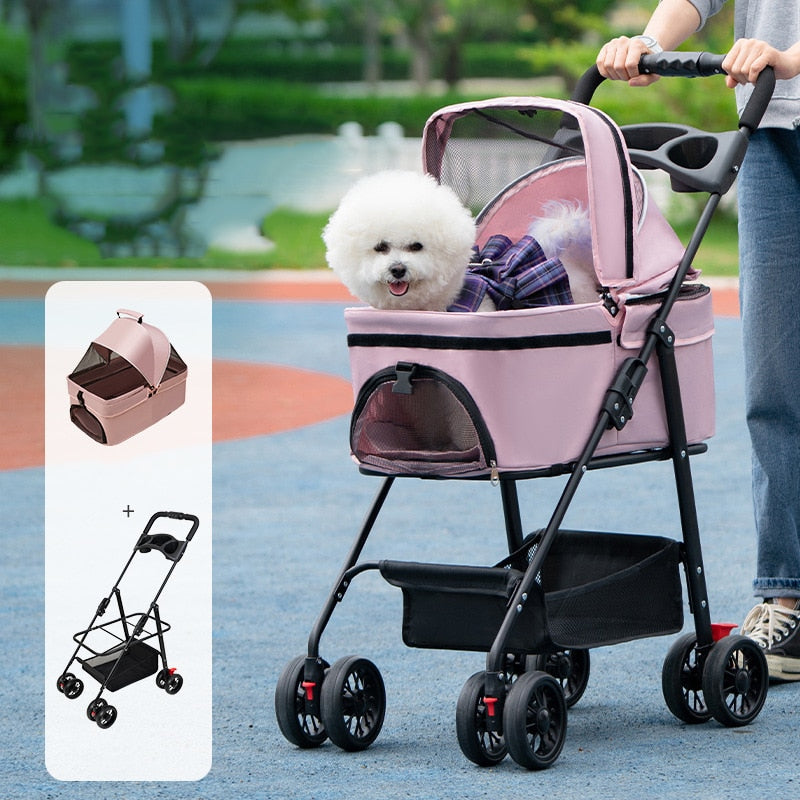 Dog Stroller Lightweight Foldable