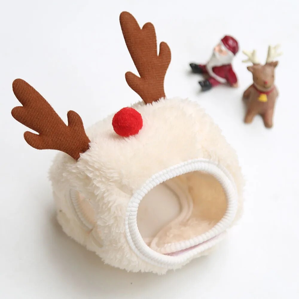 Christmas Cat Costume Elk Hat