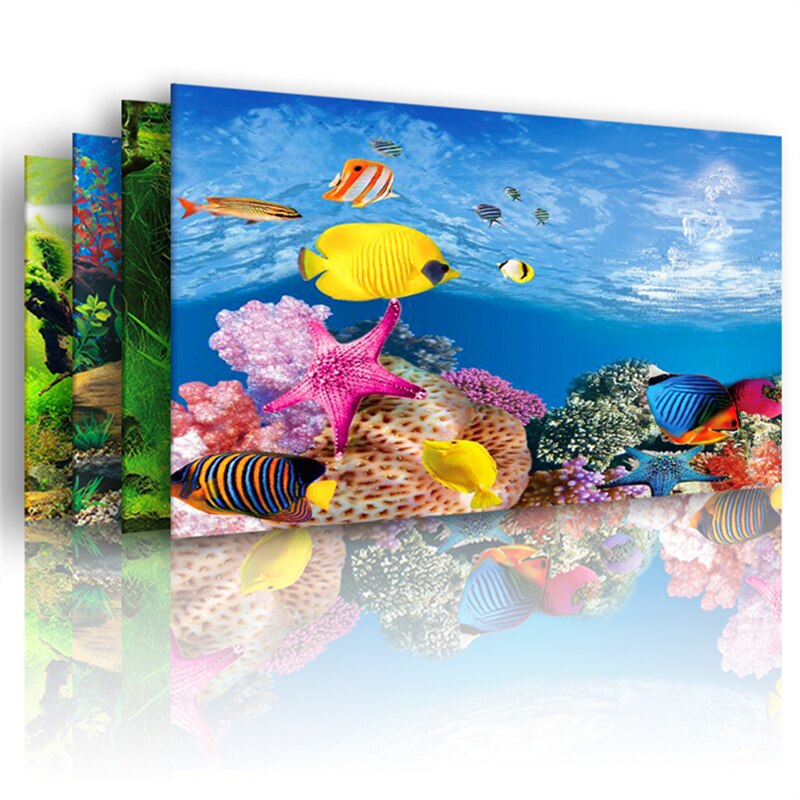 PVC Aquarium Background Poster